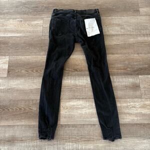 Purple Brand Jeans | Men 33x32 | Black P001 Button Fly Distressed Slim Fit Denim